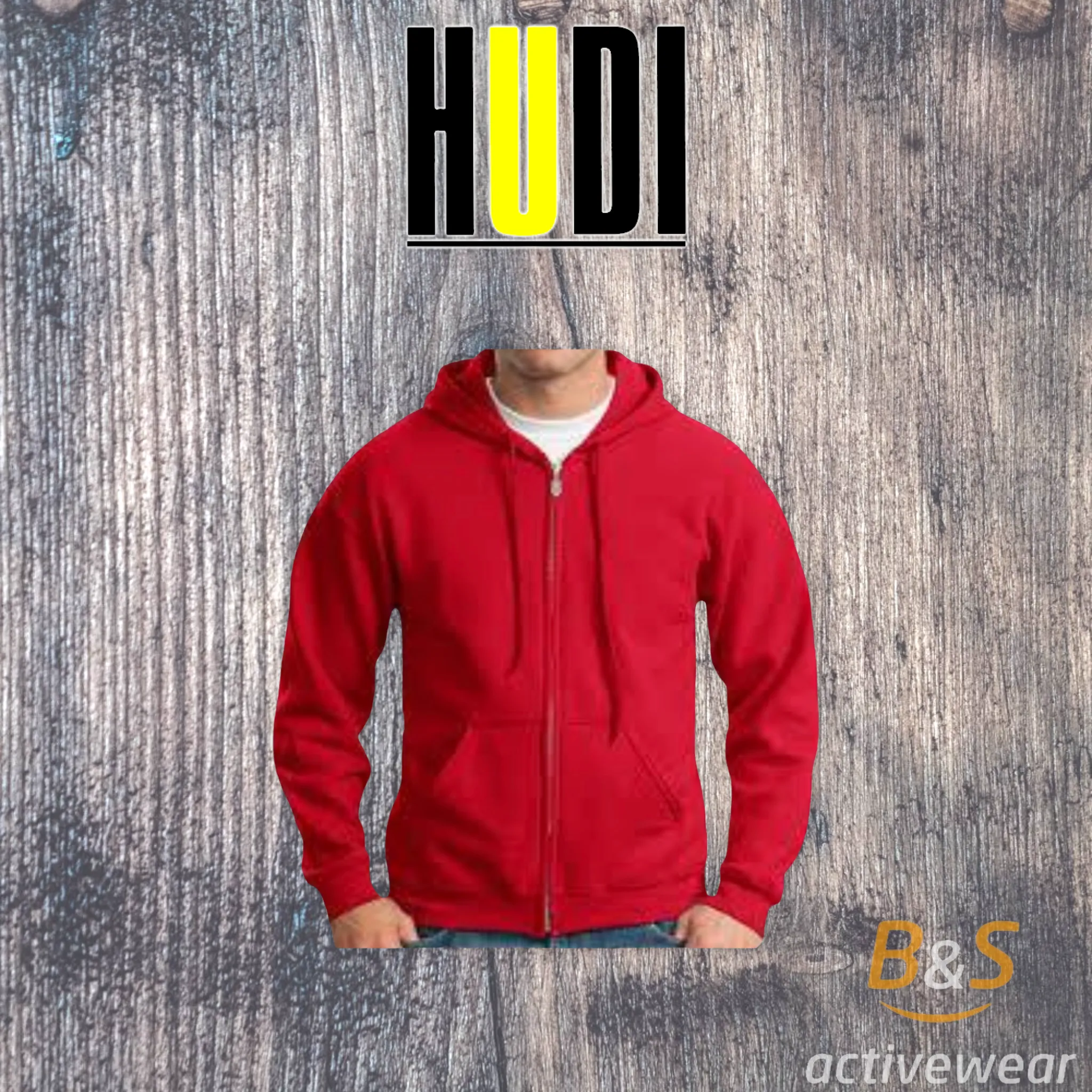 BSI 908 H - 10.5oz Heavy Duty Zip-up Hoodie With Brushed Fleece Interior