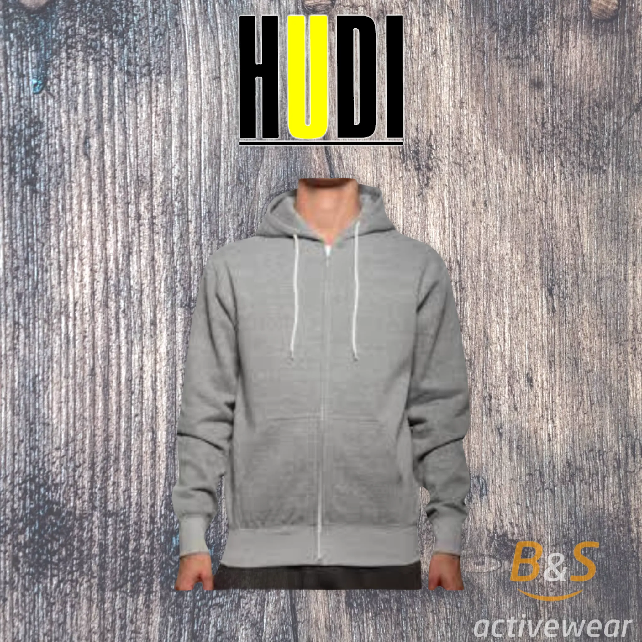BSI 908 H - 10.5oz Heavy Duty Zip-up Hoodie With Brushed Fleece Interior