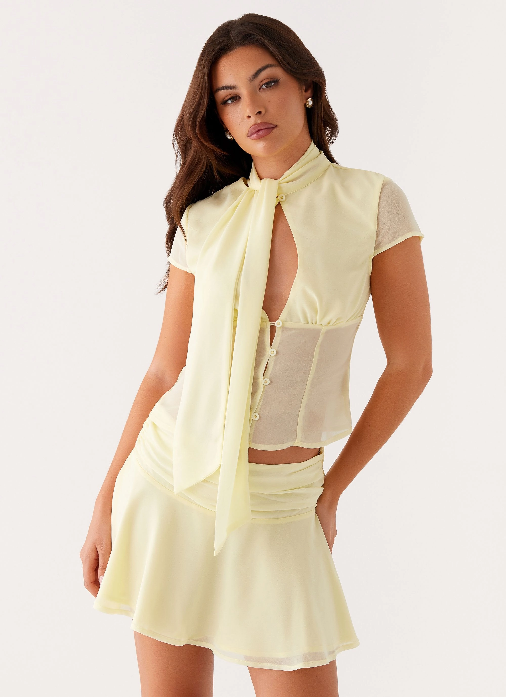 Colby Mini Skirt - Lemon Street Inspired Abrasion Resistant Surface