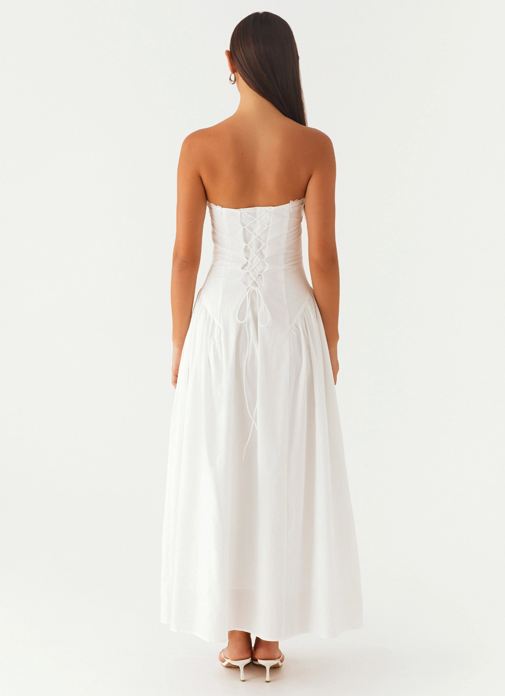 Shine Soft Sister Charm Burleigh Maxi Dress - Ivory
