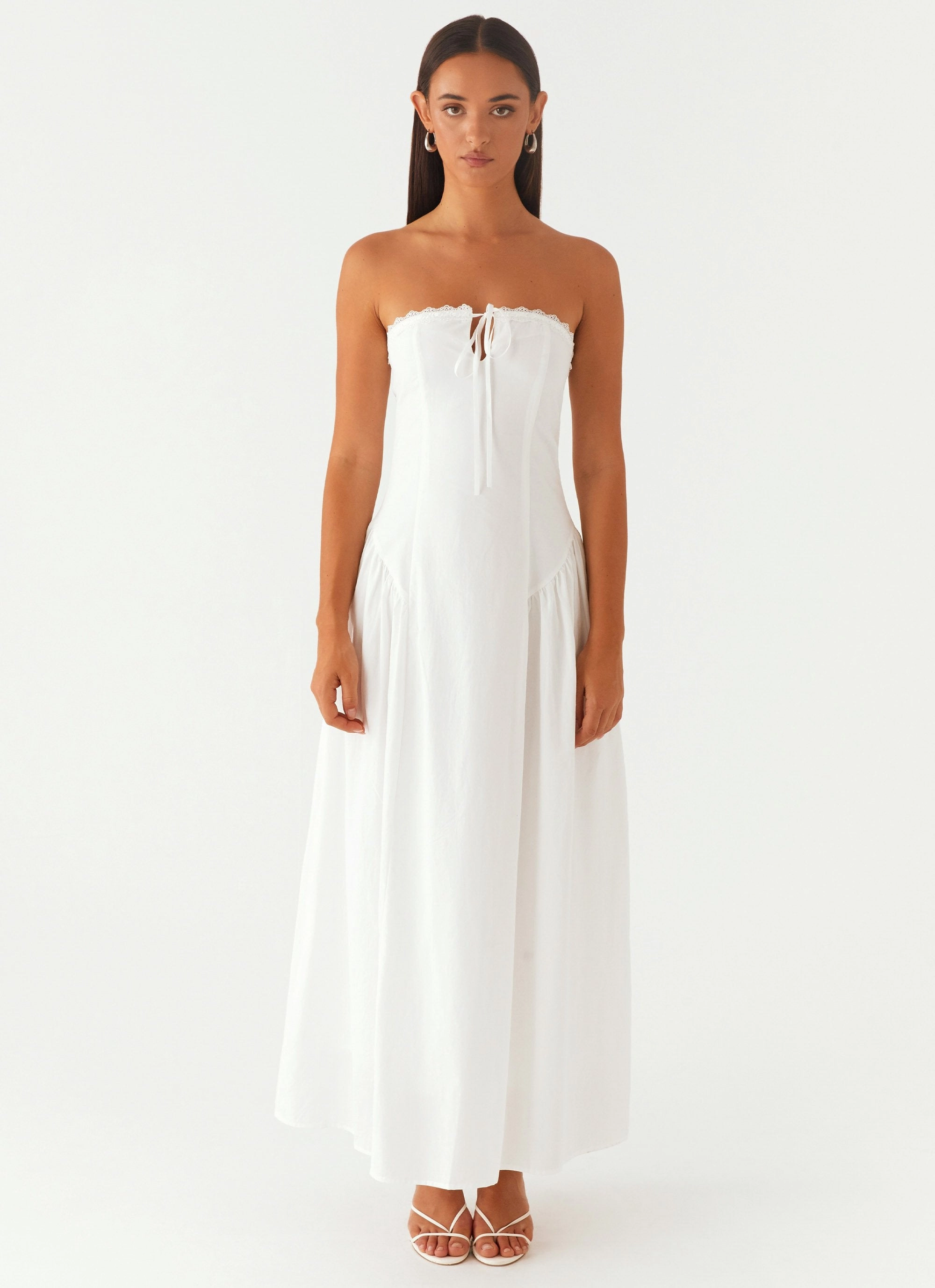 Effortless Vibe Burleigh Maxi Dress - Ivory