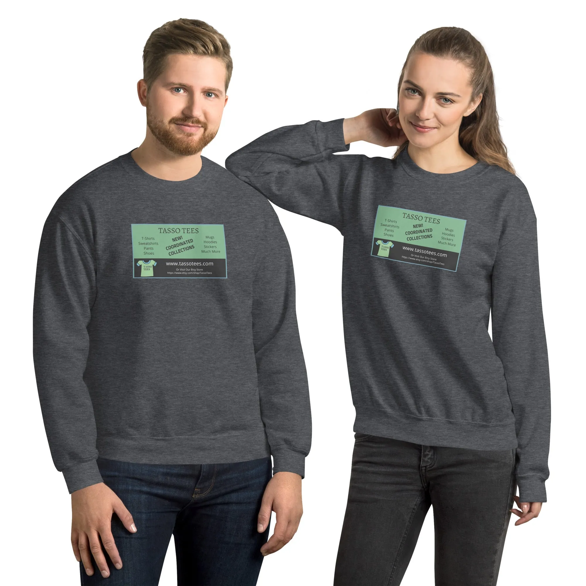 Business Card Unisex Sweatshirt, Guerilla Marketing Sweatshirt, Gift For Business Owner