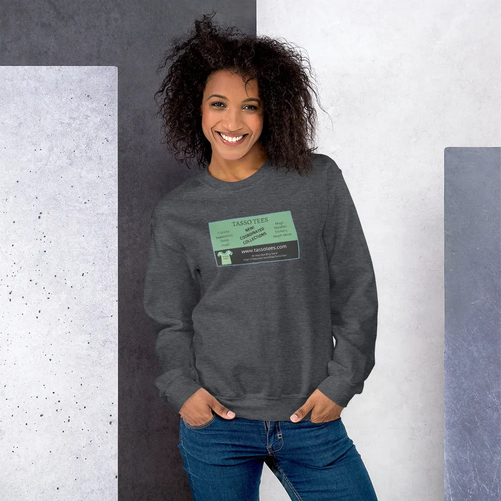 Business Card Unisex Sweatshirt, Guerilla Marketing Sweatshirt, Gift For Business Owner