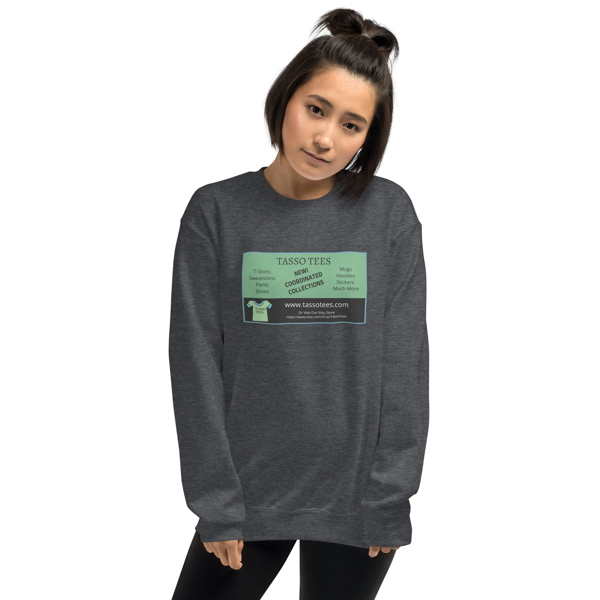 Business Card Unisex Sweatshirt, Guerilla Marketing Sweatshirt, Gift For Business Owner