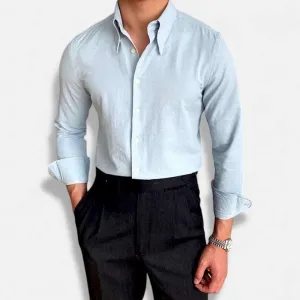 Business collar long sleeve shirt