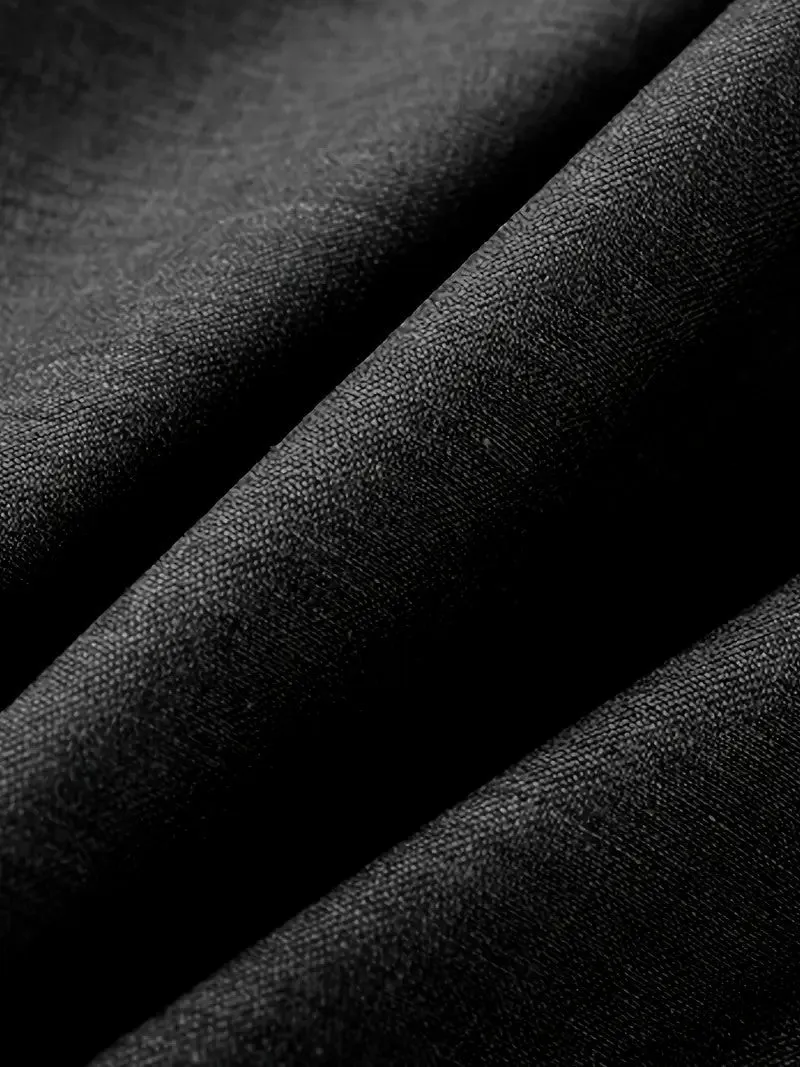 Business Men's 3 Piece Regular Fit Peak Lapel Flat Men's Suit (Blazer Vest Pants)