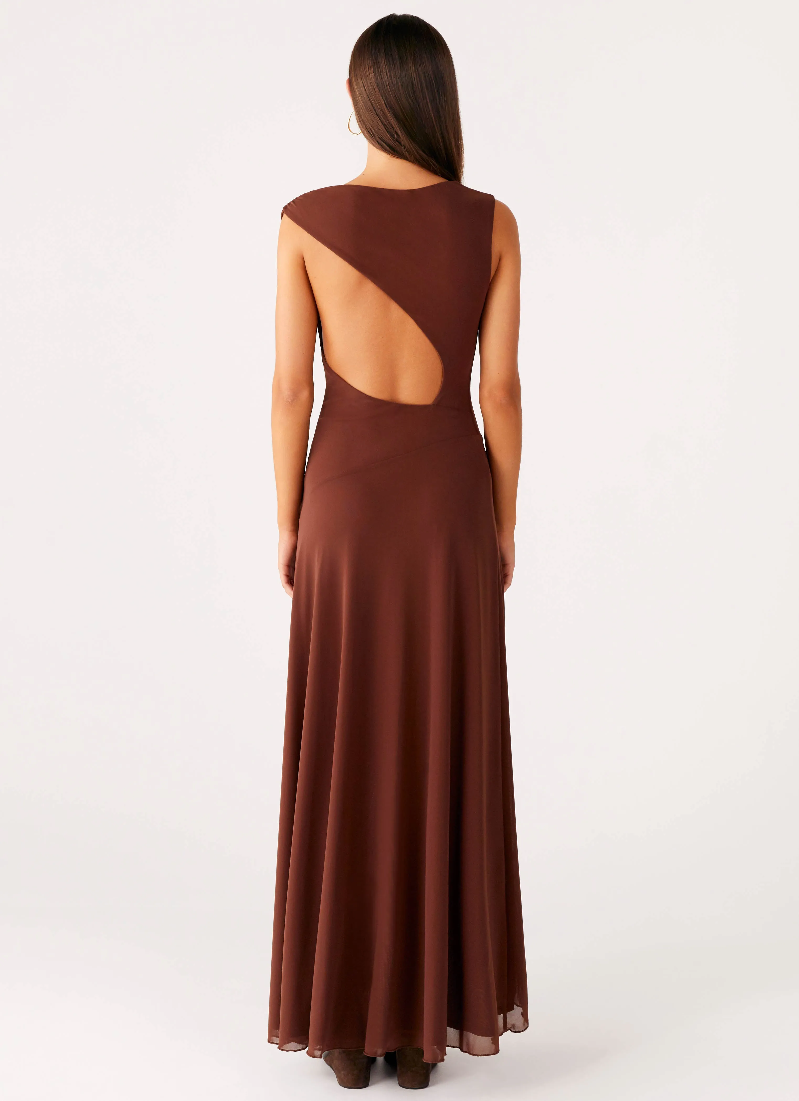 Brunch Outfit Danika Maxi Dress - Chocolate
