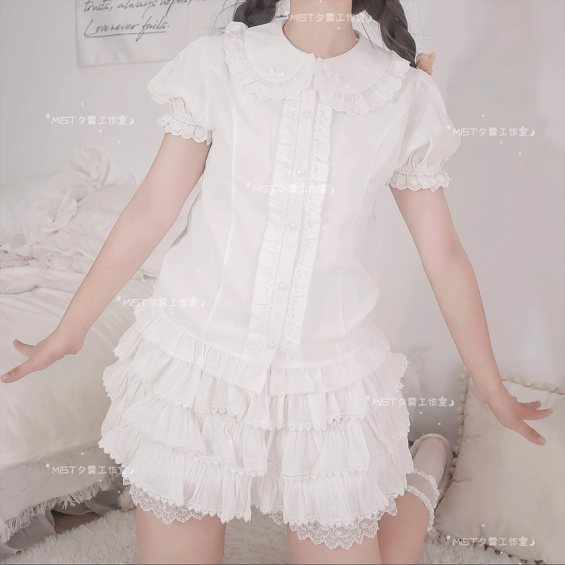 (BuyForMe) MIST~Sweet Short Sleeve Chiffon Lolita Blouse