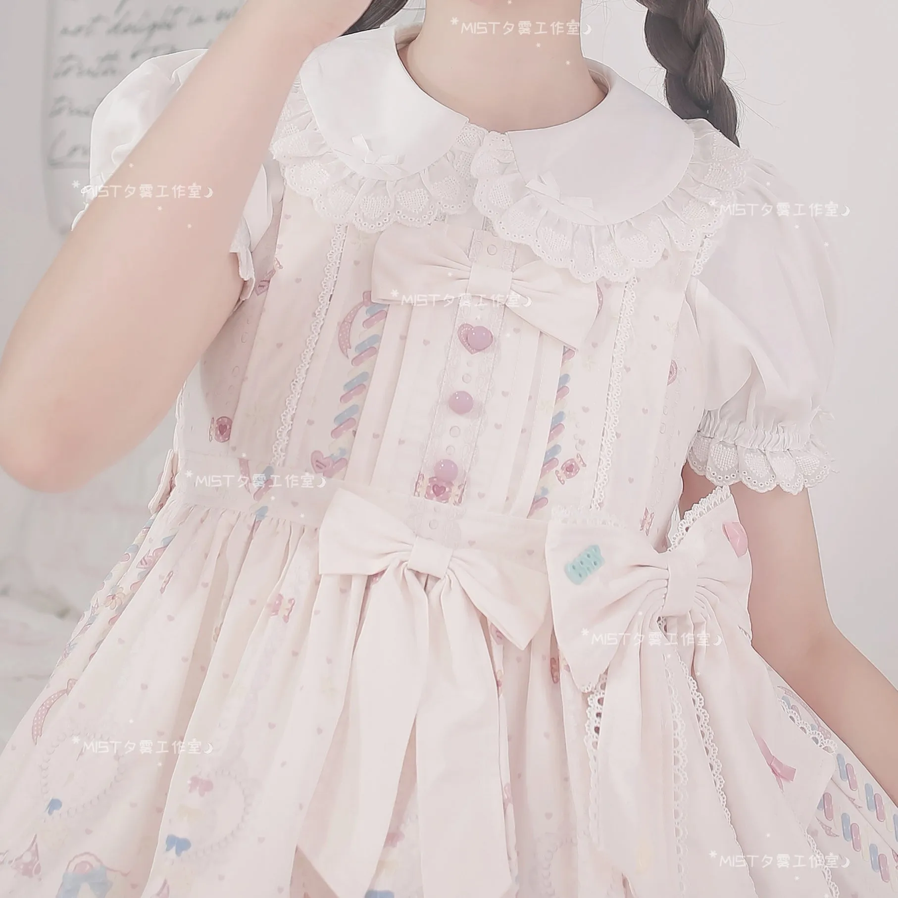 (BuyForMe) MIST~Sweet Short Sleeve Chiffon Lolita Blouse