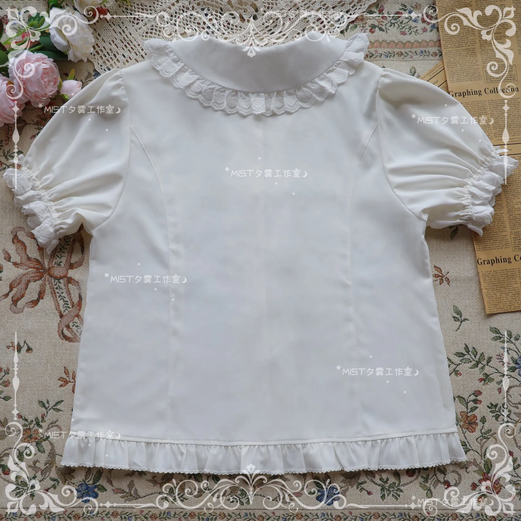 (BuyForMe) MIST~Sweet Short Sleeve Chiffon Lolita Blouse
