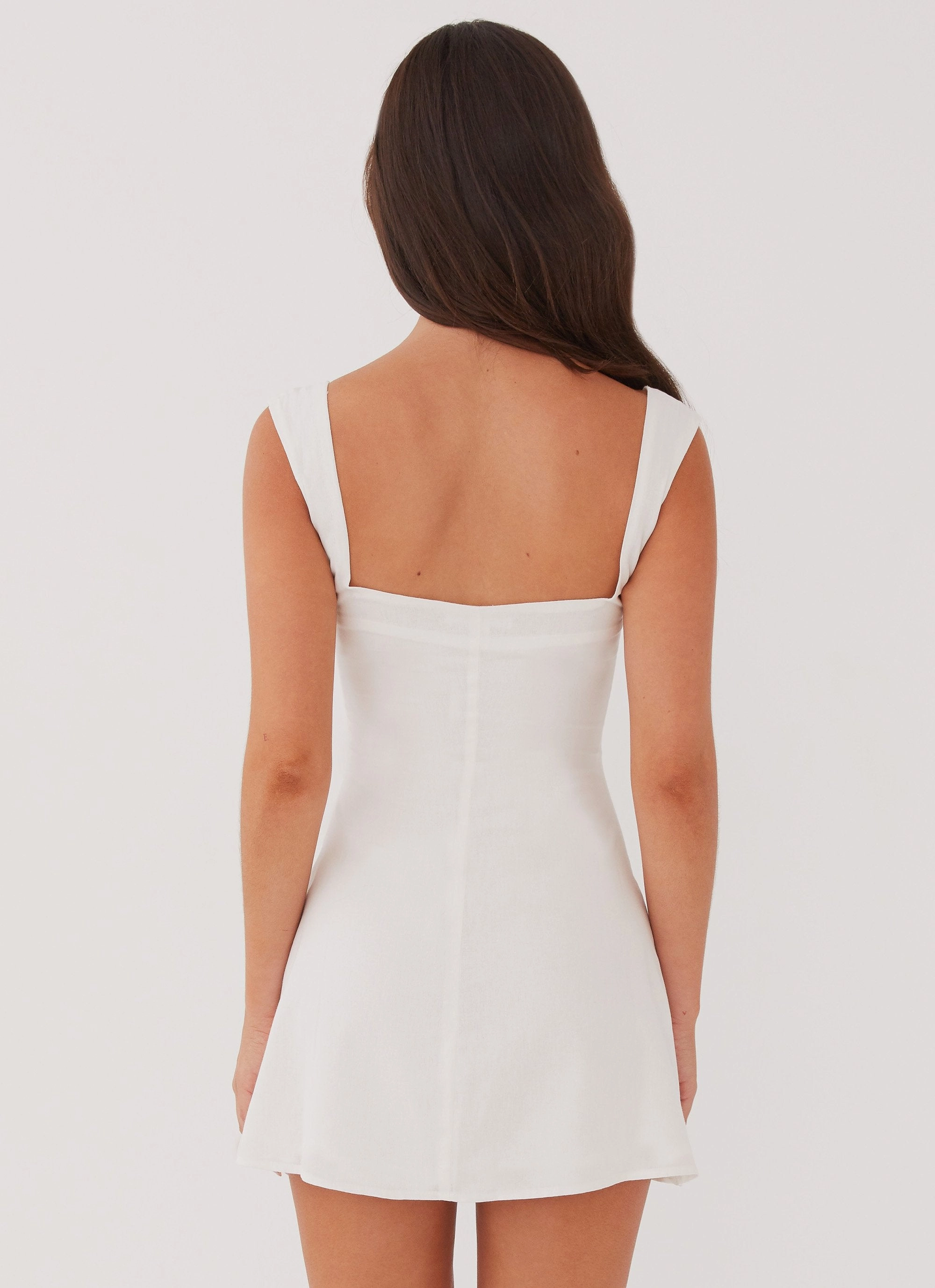 Perfect Comfort Wear Cadence Mini Dress - White