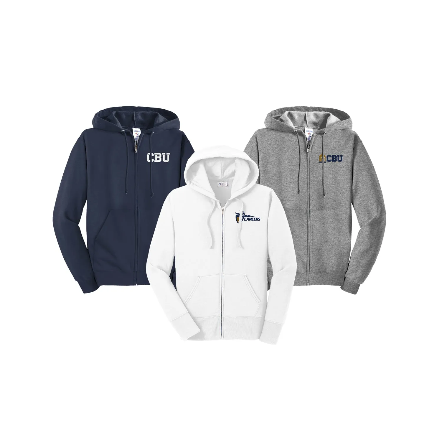 California Baptist University Zip Up Hoodie