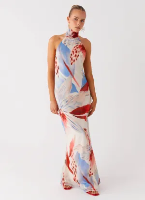 Effortless weekend dress California Maxi Dress - Deep Sea Bloom