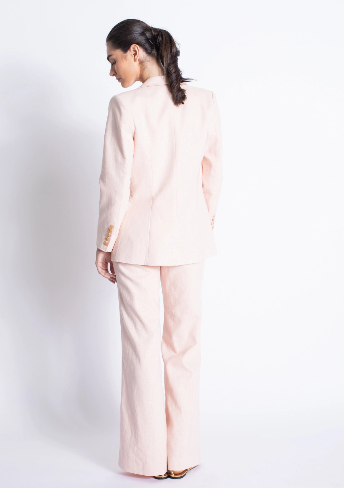 High Durability Material Everyday Fashion Caliz Linen Blazer