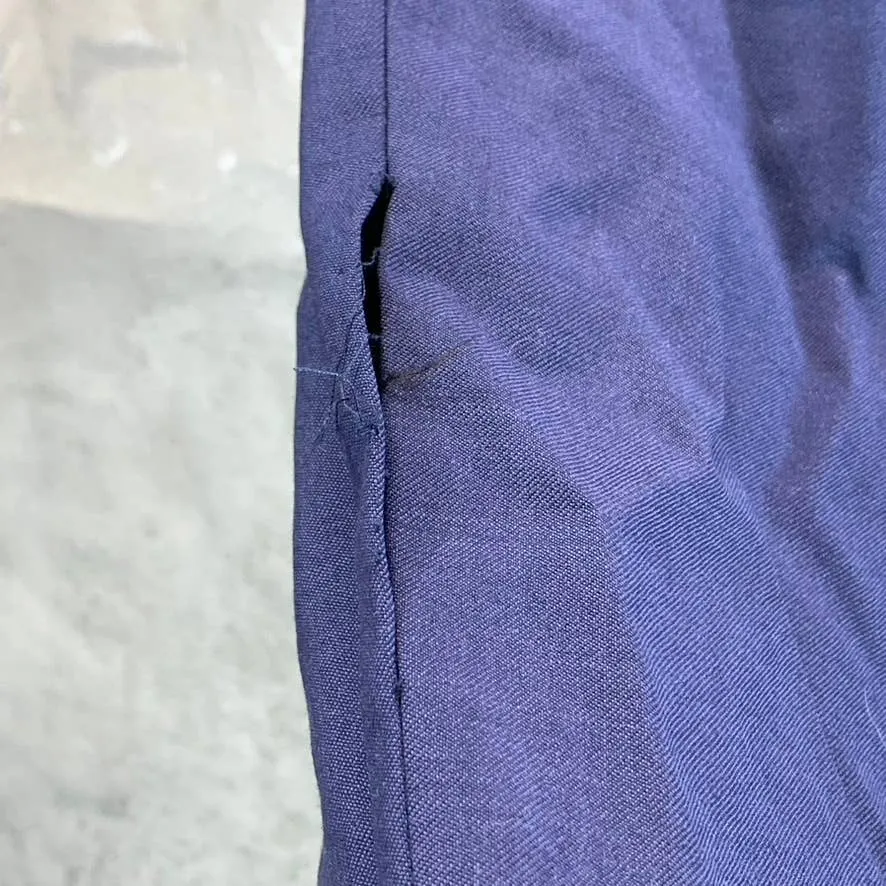 CALVIN KLEIN Men's Blue Infinite Stretch Slim-Fit Wool Dress Pants SZ 38X30