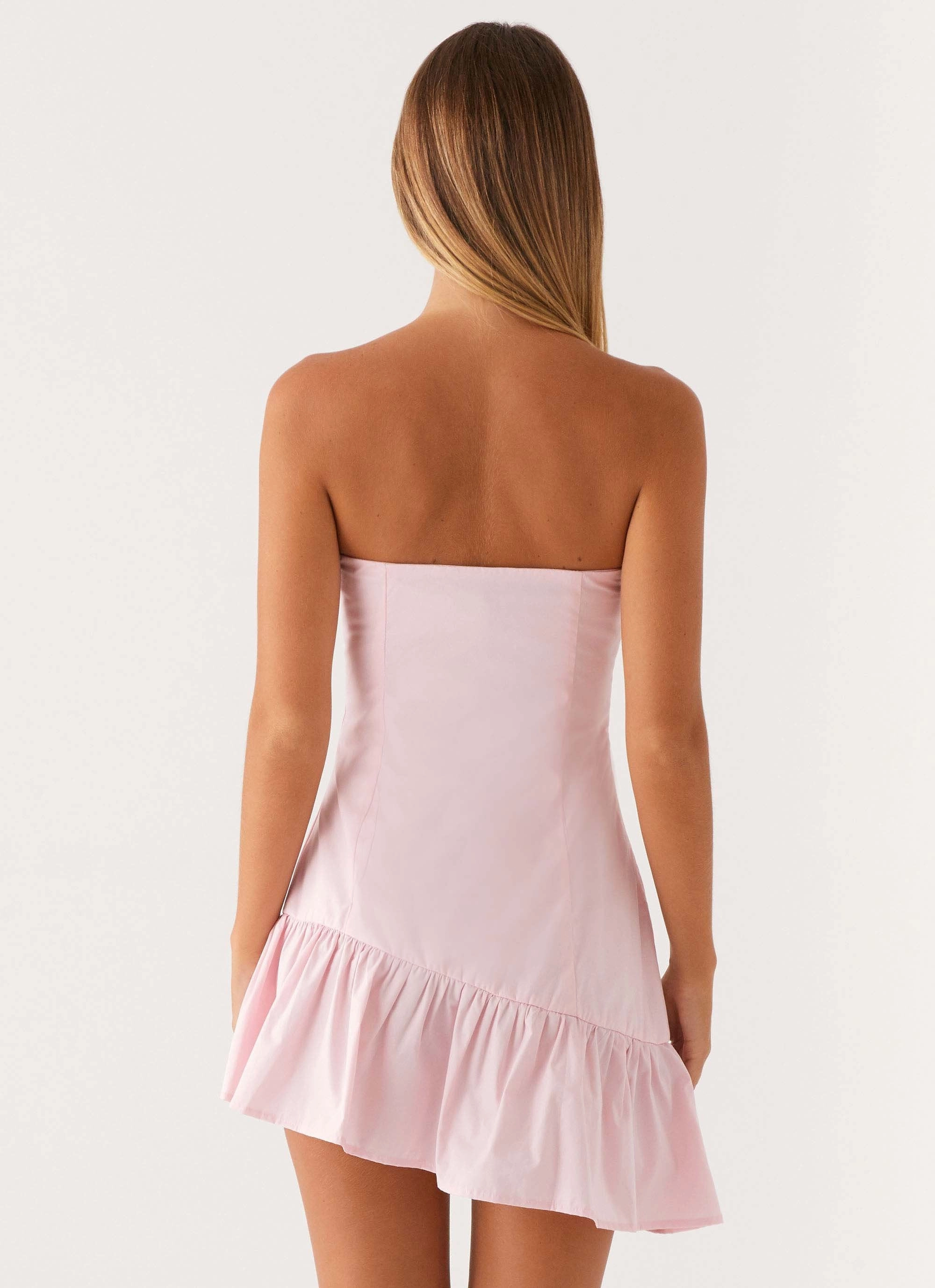 Camillo Mini Dress - Pink Comfy and Cozy Sleek Motion