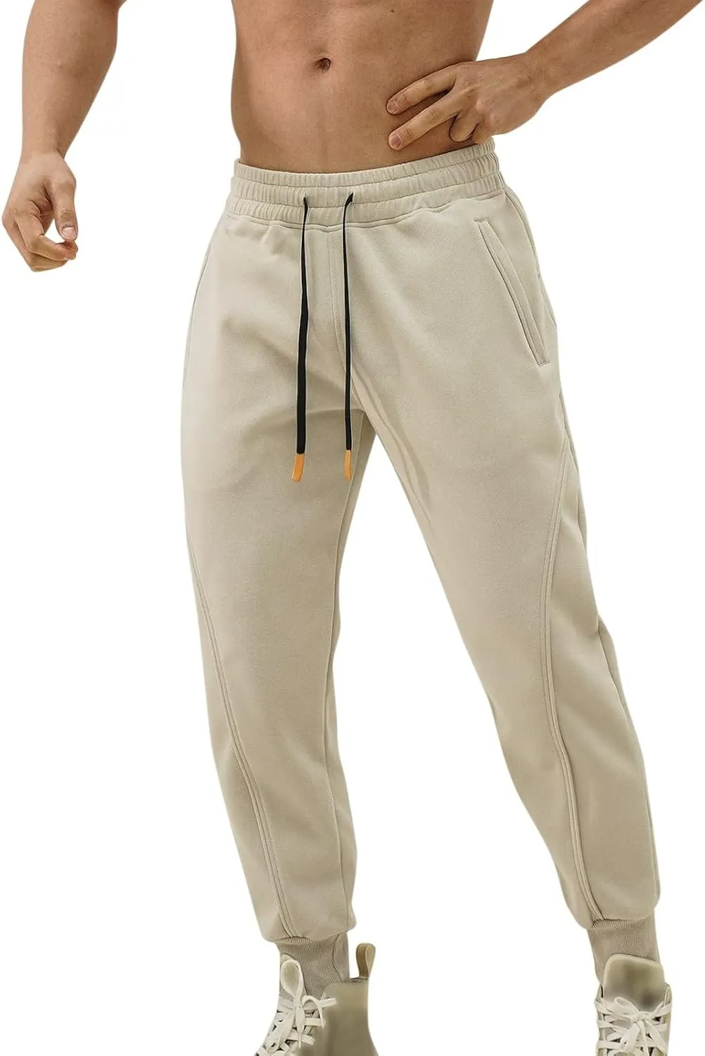 Cargo Pants for Men Big and Tall, 2023 Outdoor Autumn Men's Cargo Casual Pants Plain Color Joggers Men's Heavyweight