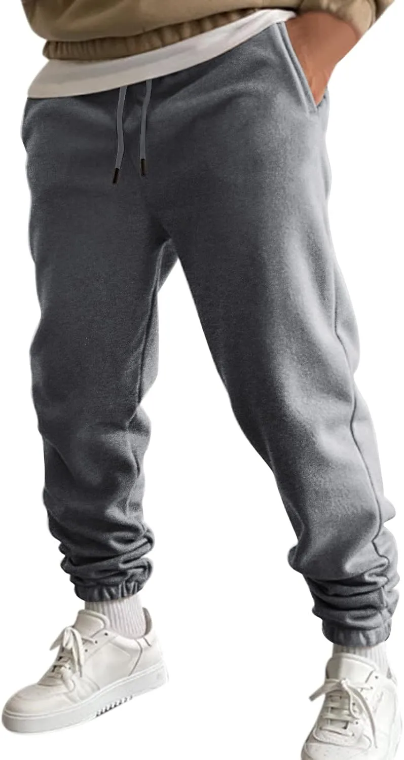 Cargo Pants for Men Big and Tall Pants Elastic Waist Sweatpants for Men Casual Long Trousers Light Jogger Pants Men's