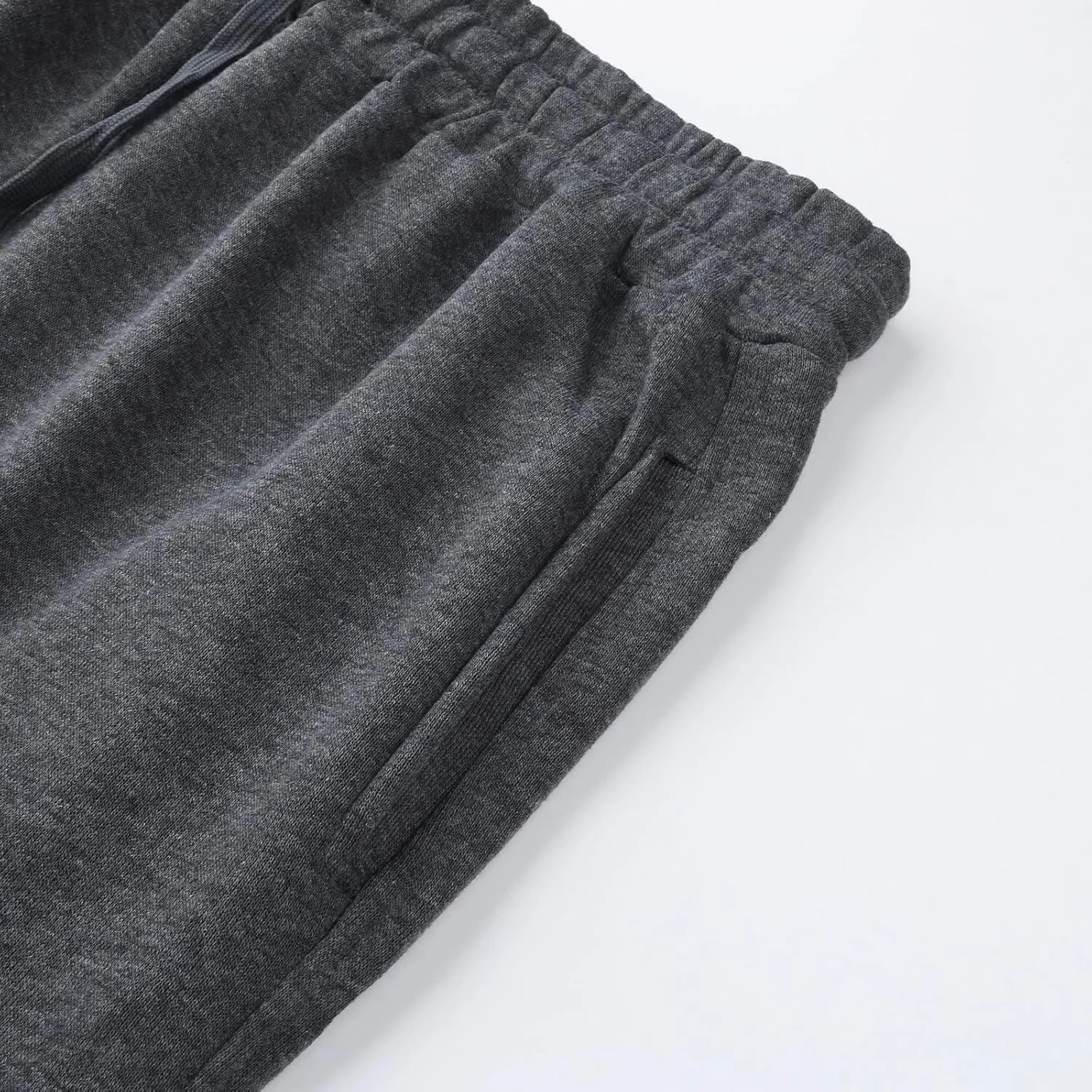 Cargo Pants for Men Relaxed Fit Pants Sweatpants for Men with Pockets Mens Heavyweight Sweatpants Fleece Lined Cargo