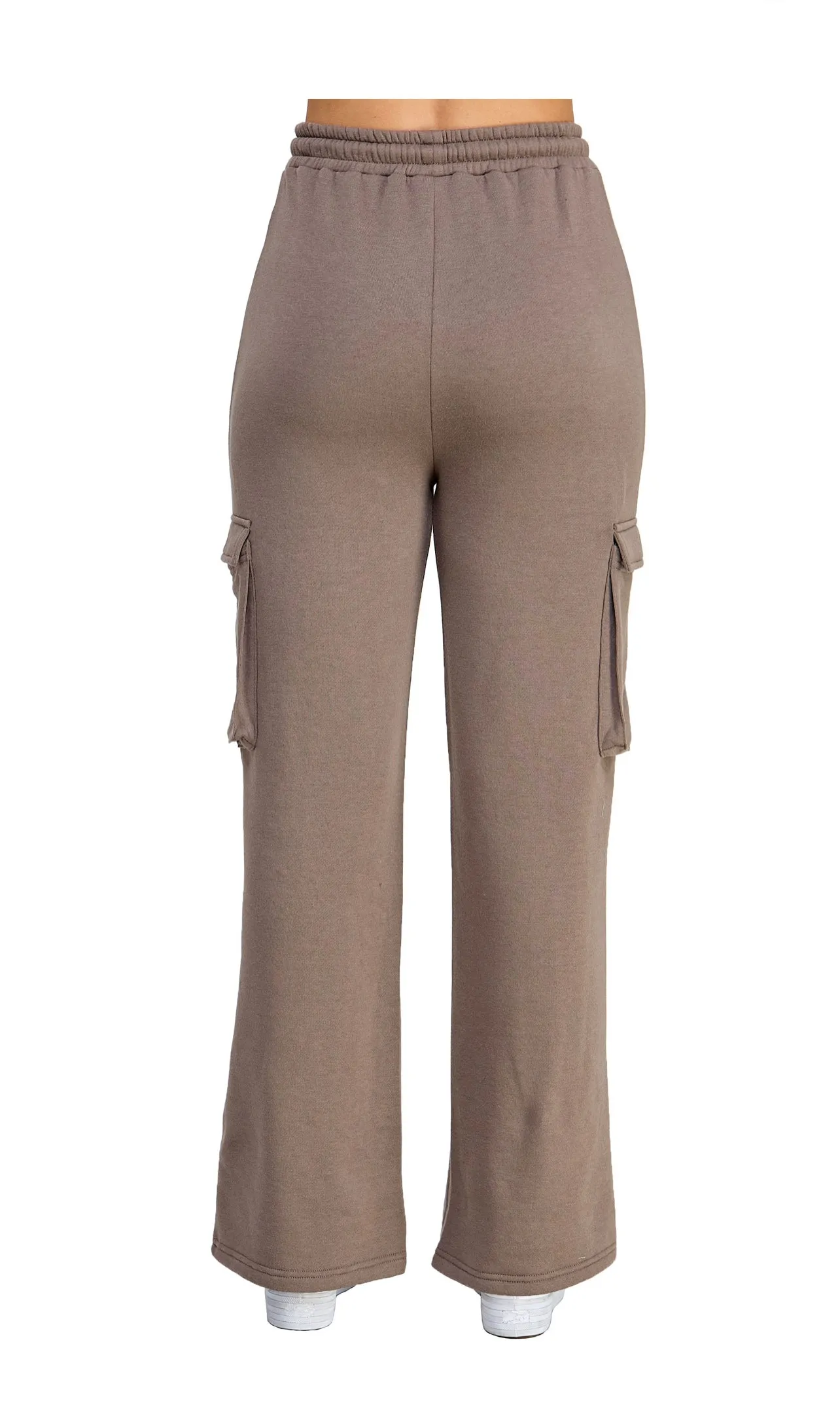 Cargo style straight leg sweatpants *2 COLORS*