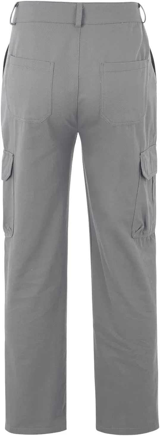 Cargo Sweatpants for Men Big and Tall Baggy Heavyweight Athletic Joggers Multi-Pockets Relaxed Fit Cargo Pants Men's