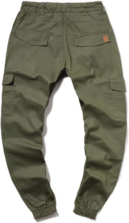 Cargo Sweatpants for Men Big and Tall Fit Cargo Pants for Men Stretch Men's Slim Fit Fleece Pants Winter Big and Tall