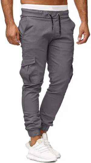 Cargo Sweatpants for Men Big and Tall Fit Cargo Pants for Men Stretch Men's Slim Fit Fleece Pants Winter Big and Tall