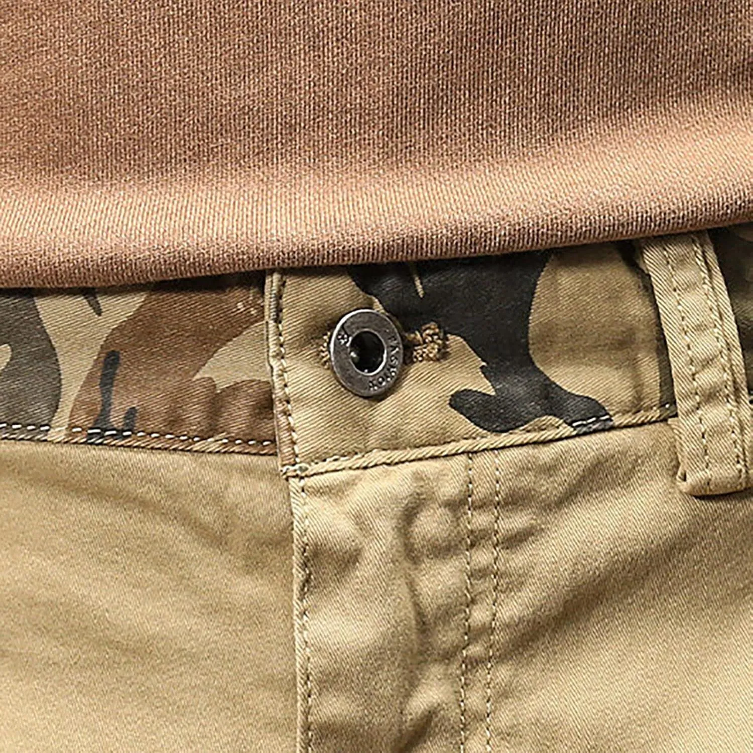 Cargo Sweatpants for Men Big and Tall Joggers Cotton Cargo Sweatpants Trousers Long Pants Men's Casual Military Pants