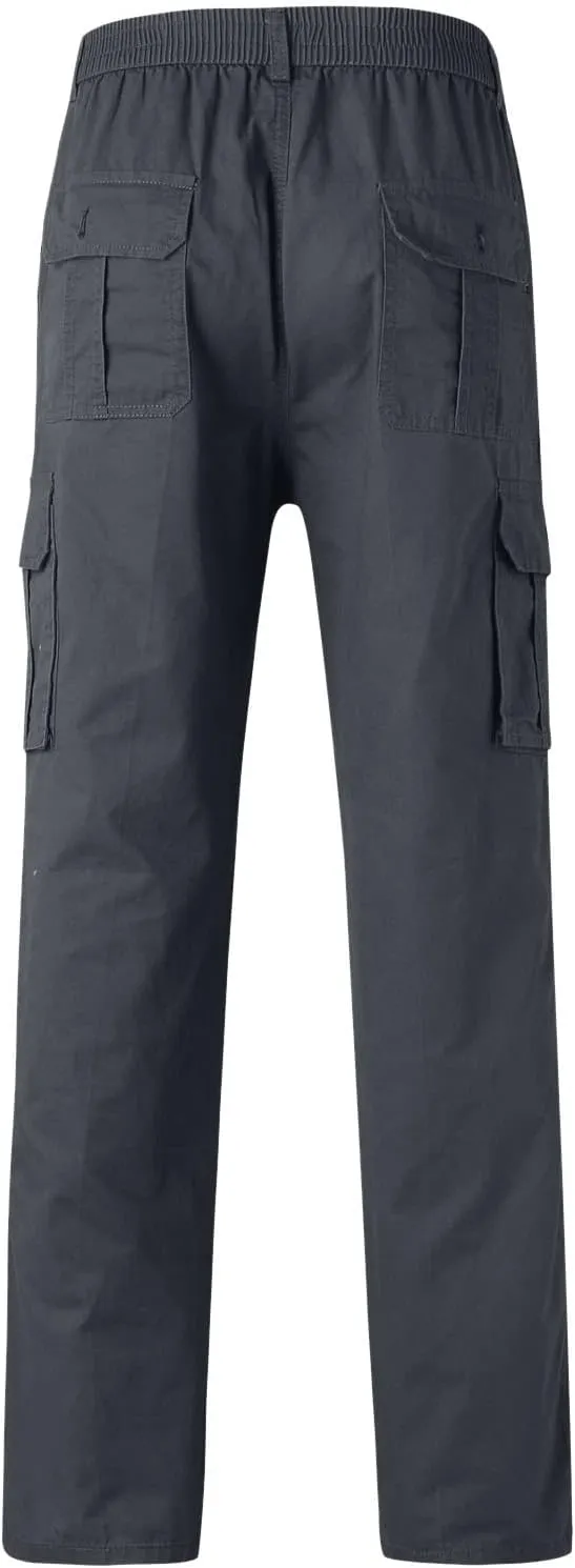 Cargo Sweatpants for Men Jogging Running Men's Fleece Jogger Pant Men's Lightweight Sweatpants Loose Fit Open Bottom