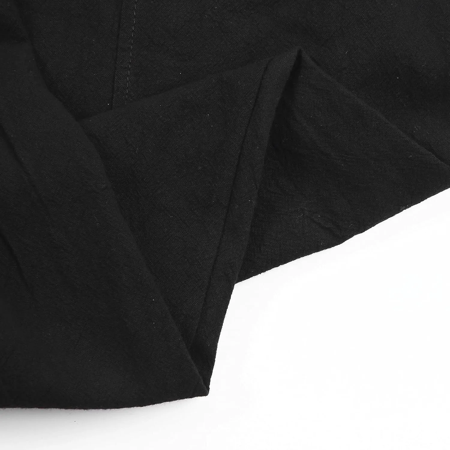 Cargo Trousers for Men Drawstring Hiking Pants Elastic Waist Outdoor Trousers with 7 Pockets Mens Long Cargo Pants