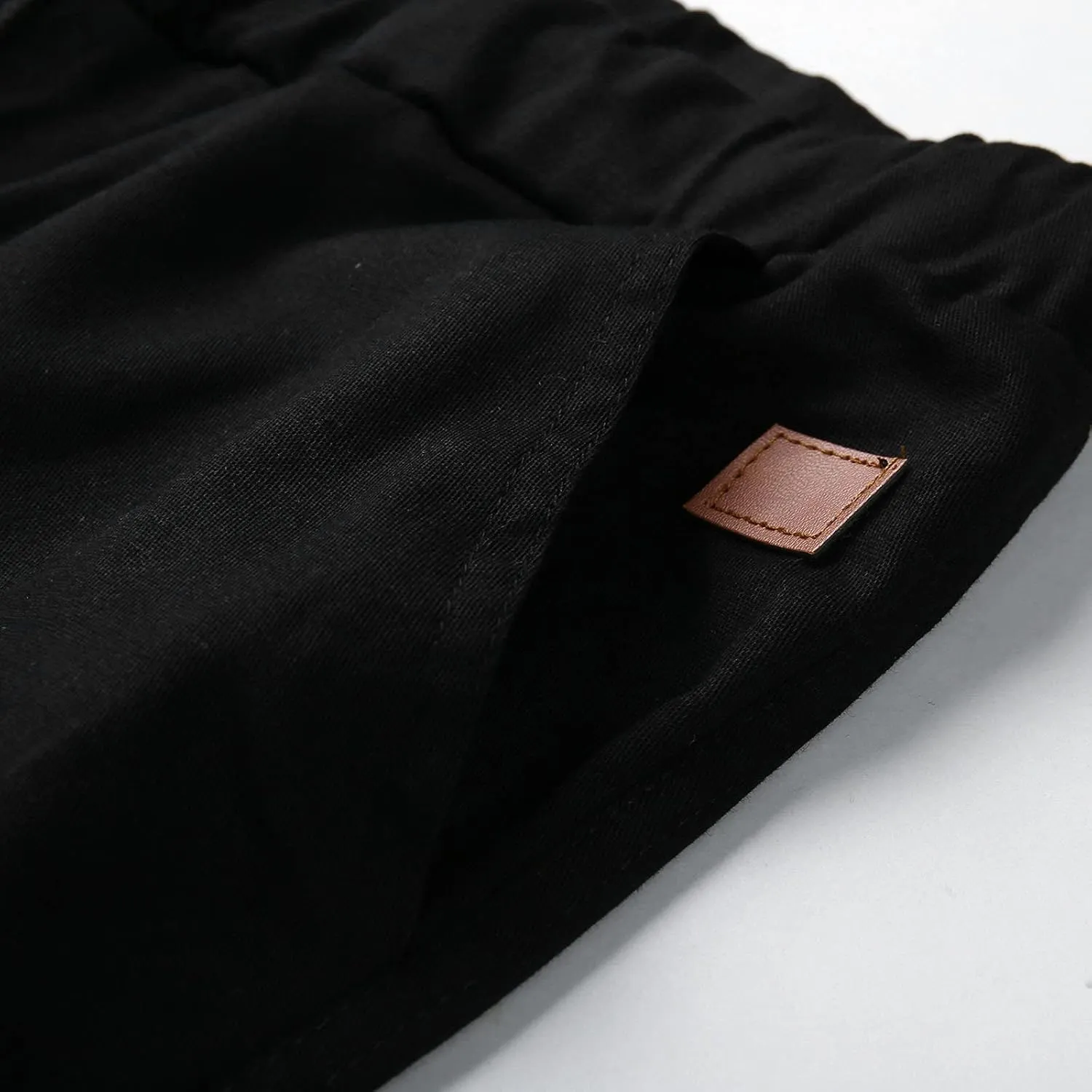 Cargo Trousers for Men Pants Men's Elastic Waist Drawstring Jogger Hiking Streetwear Cargo Pants with Pockets Men's