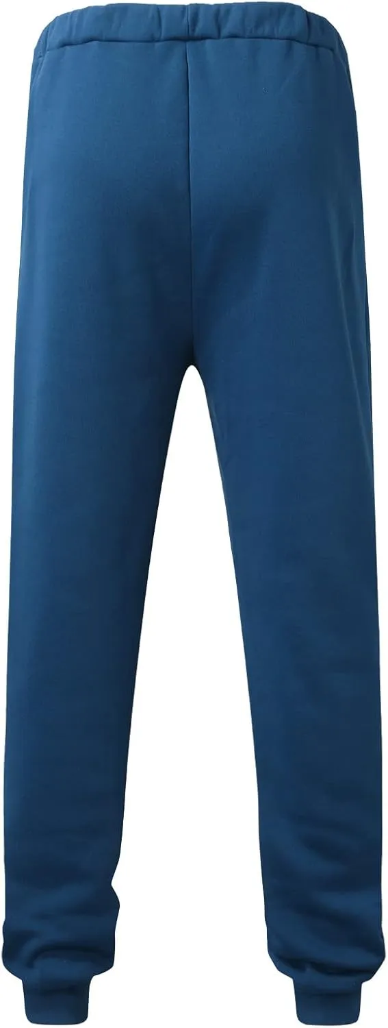 Cargo Trousers for Men Pockets Sports Trousers Men's Tear Away Trouser Basketball Track Pants High Split Side Snap
