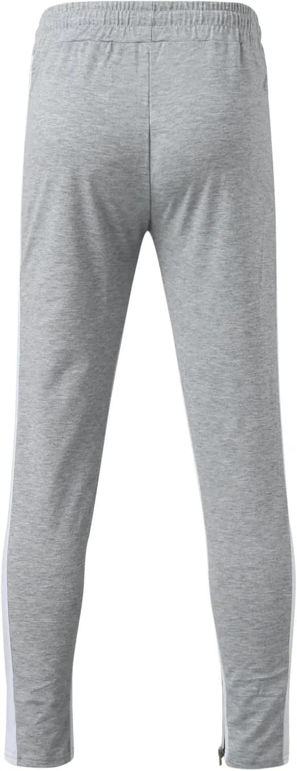 Cargo Trousers for Men Slim Jogger Pants Tapered Athletic Sweatpants for Jogging Running Exercise Gym Workout Mens