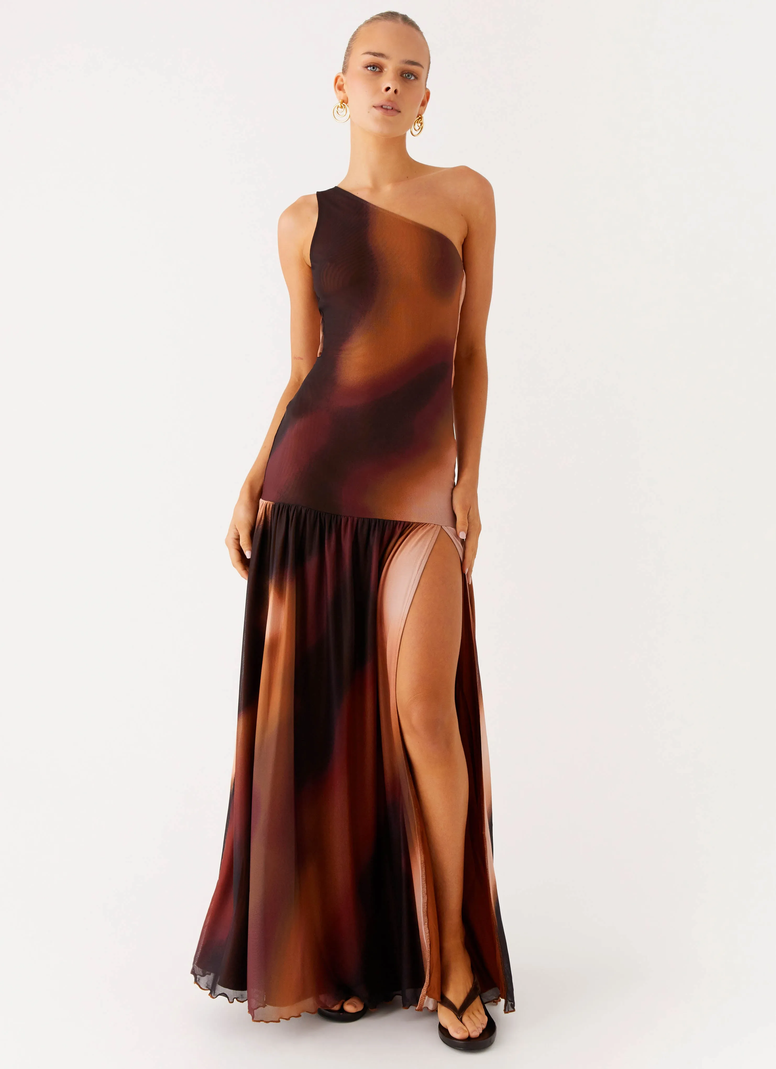 Carlina Maxi Dress - Black Gradient Villa Mood