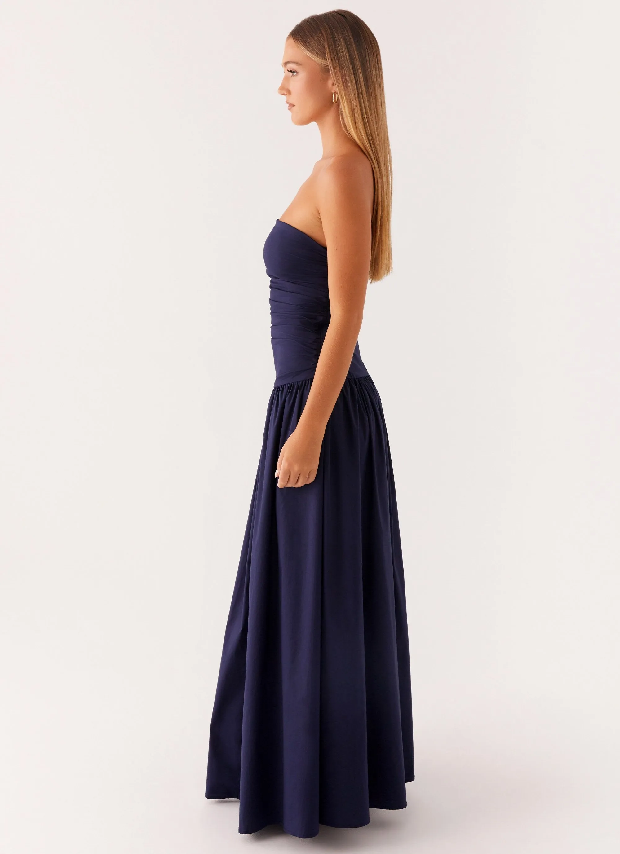 Neutral Look Carmel Maxi Dress - Navy