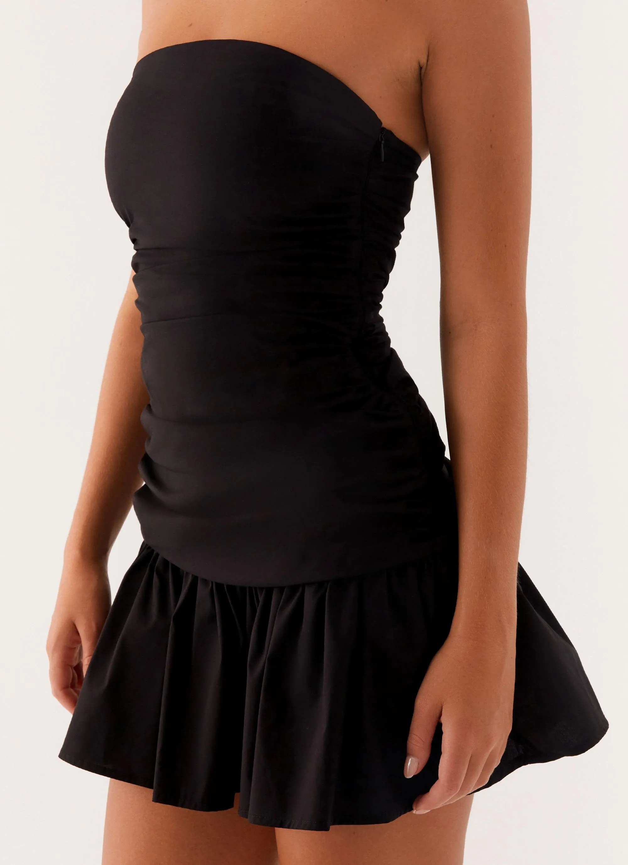 Carmel Mini Dress - Black Brunch Outfit