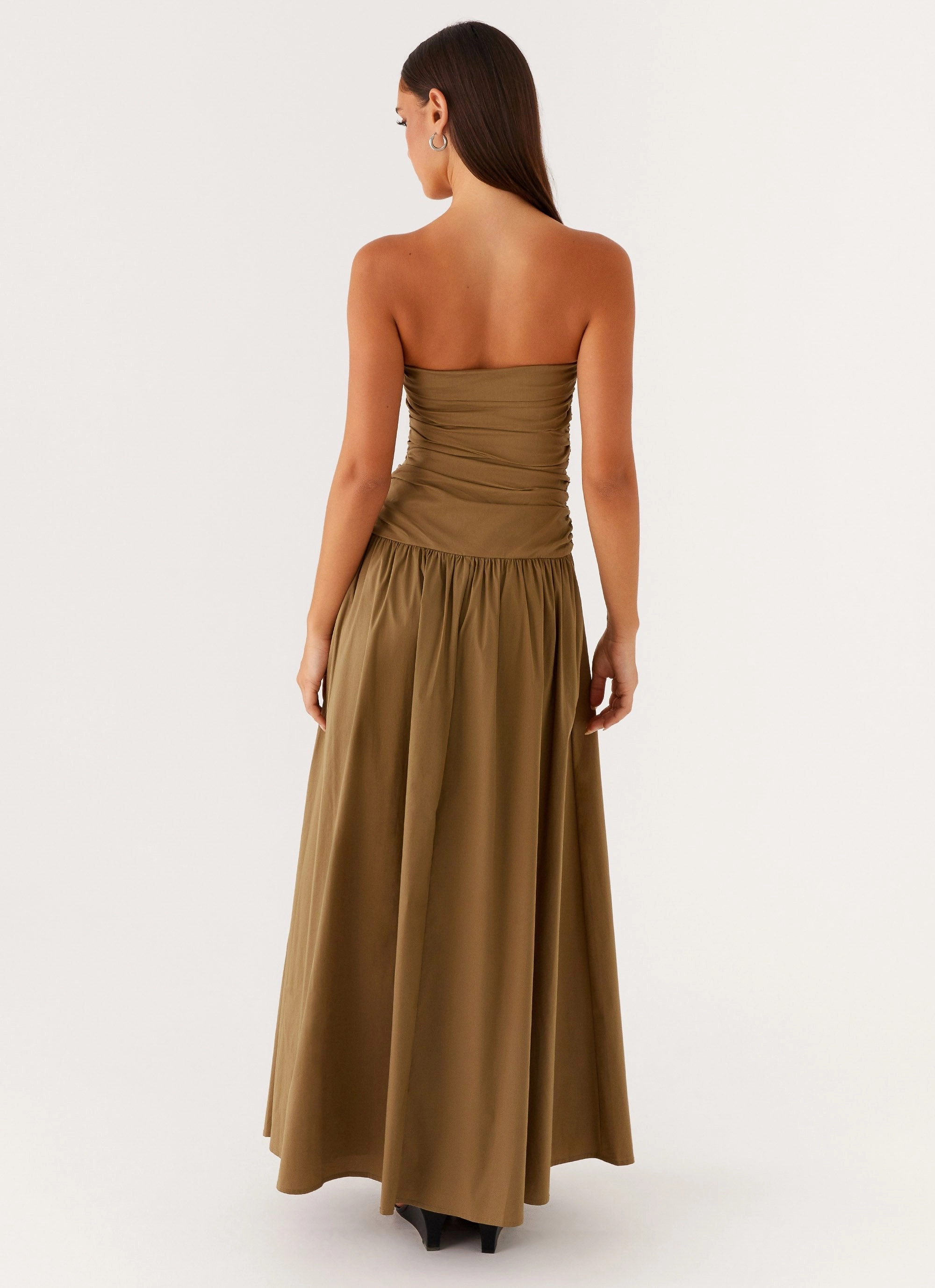 Joy Glow Carmel Maxi Dress - Khaki