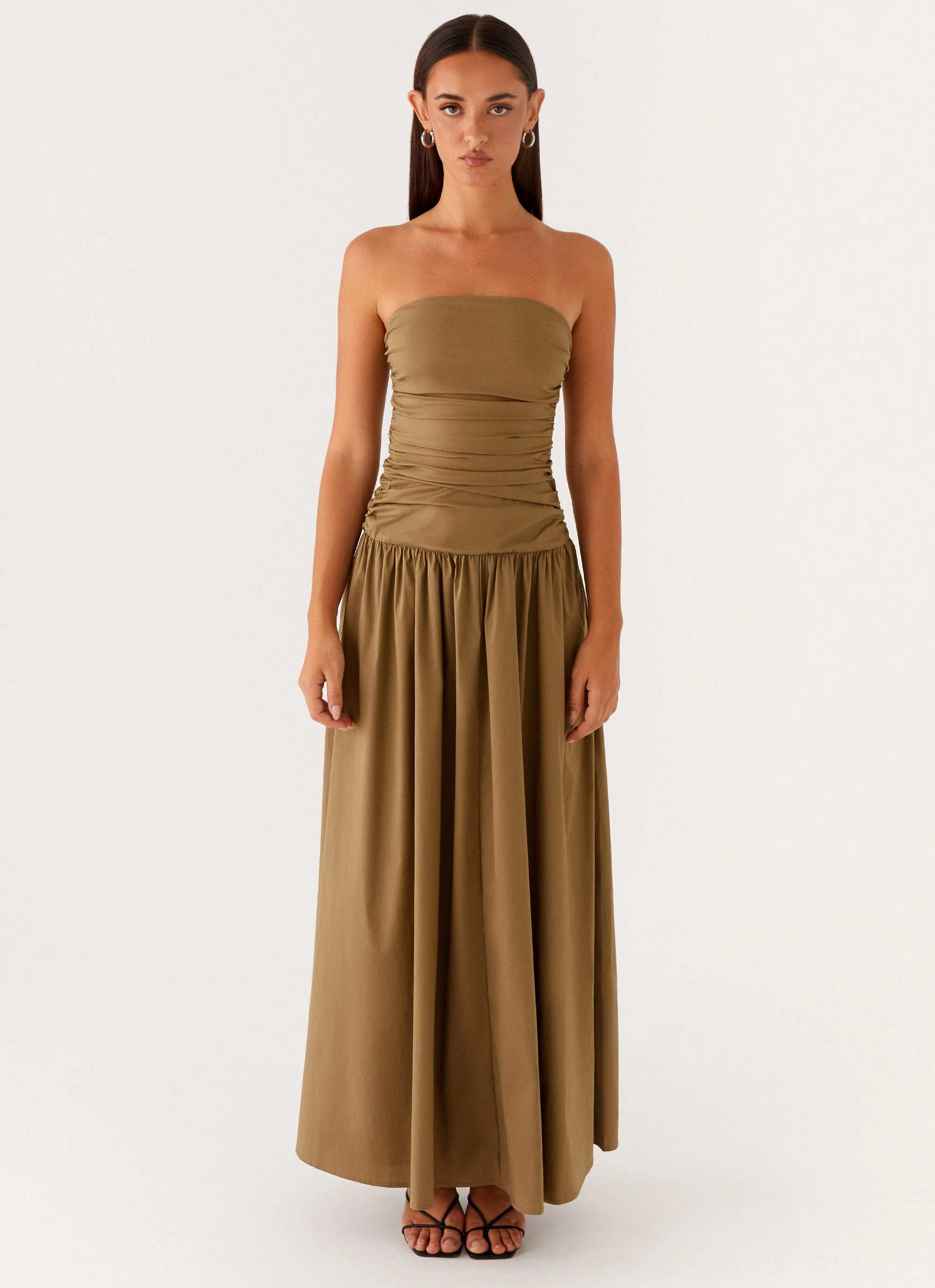 Lounge Outfit Nature Glow Carmel Maxi Dress - Khaki