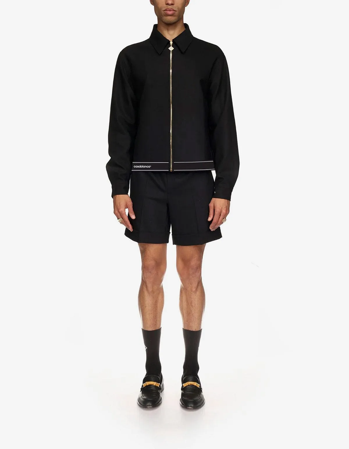 Casablanca Black Sports Tailoring Jacket