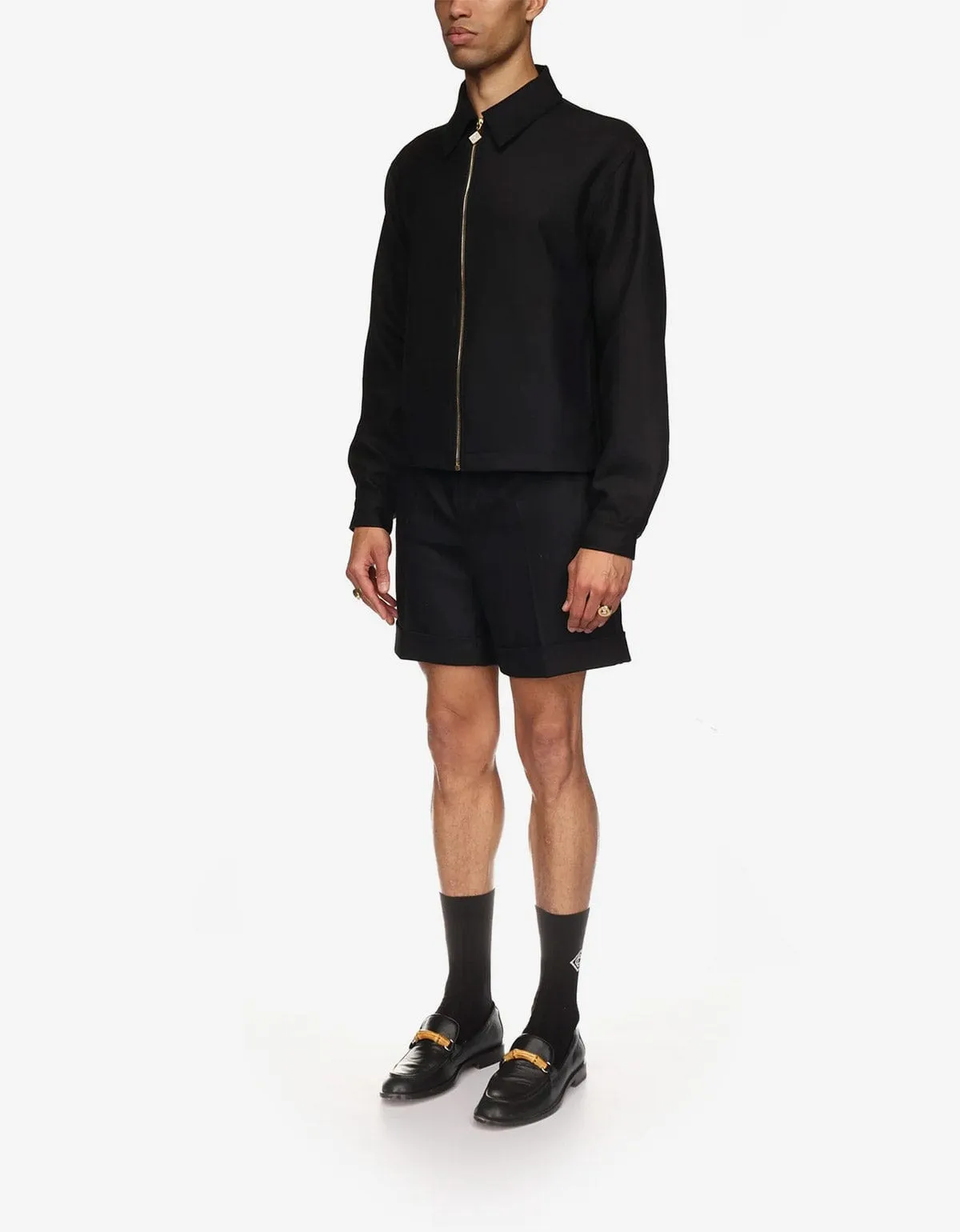 Casablanca Black Sports Tailoring Jacket