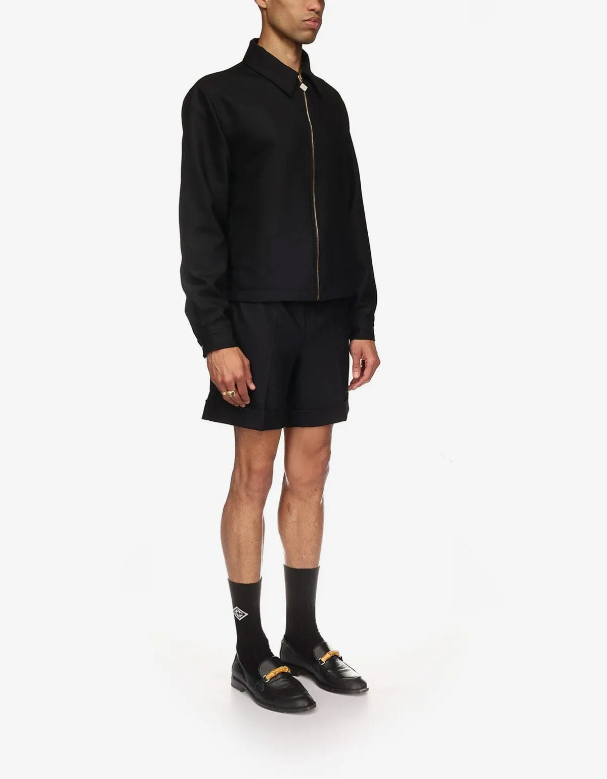 Casablanca Black Sports Tailoring Jacket