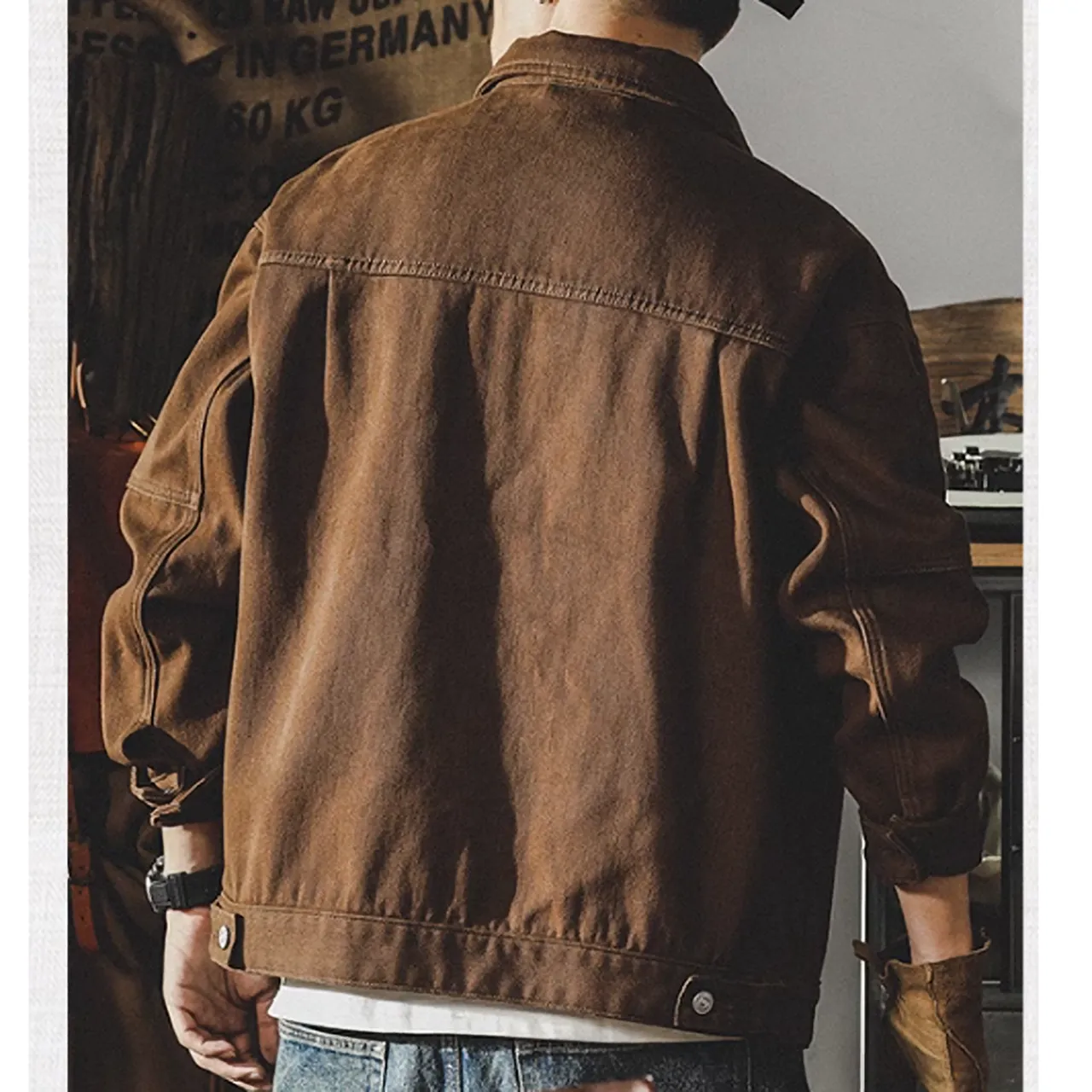 Casual Colored Denim Jacket P0314