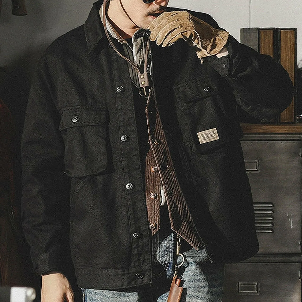 Casual Colored Denim Jacket P0314