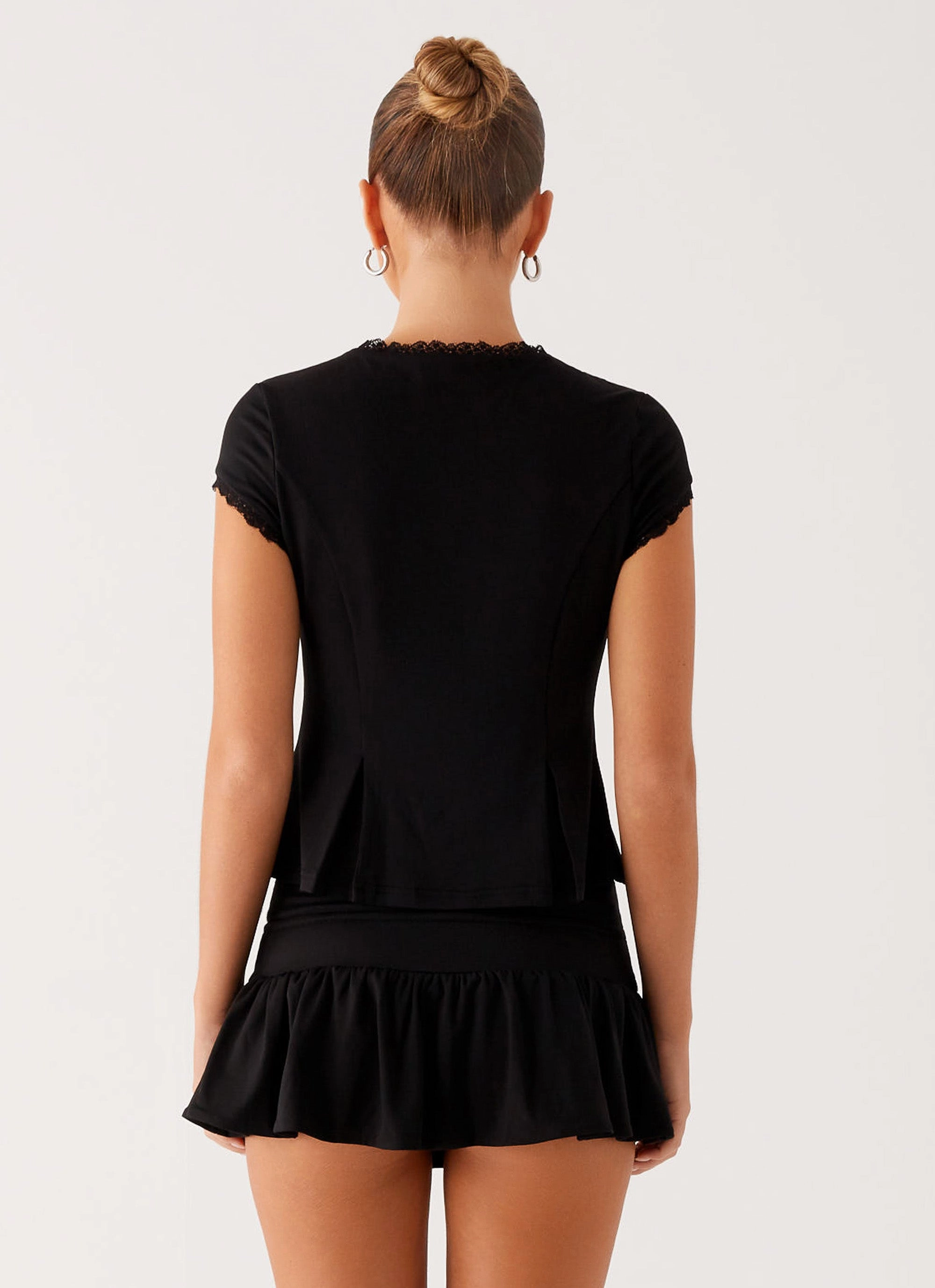 NonRestrictiveCut Landon Mini Skort - Black
