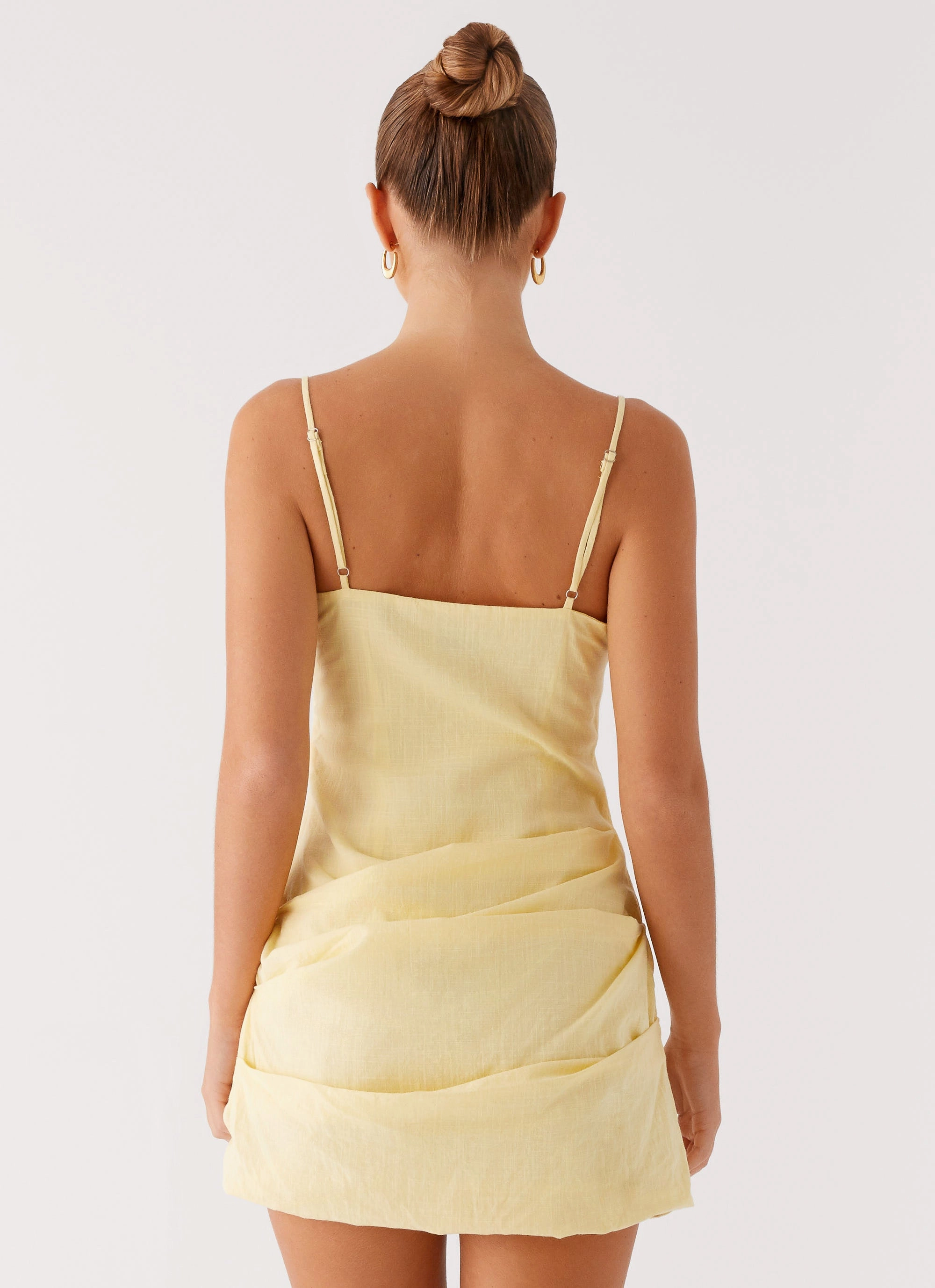Casual and Comfy Adella Mini Dress - Yellow