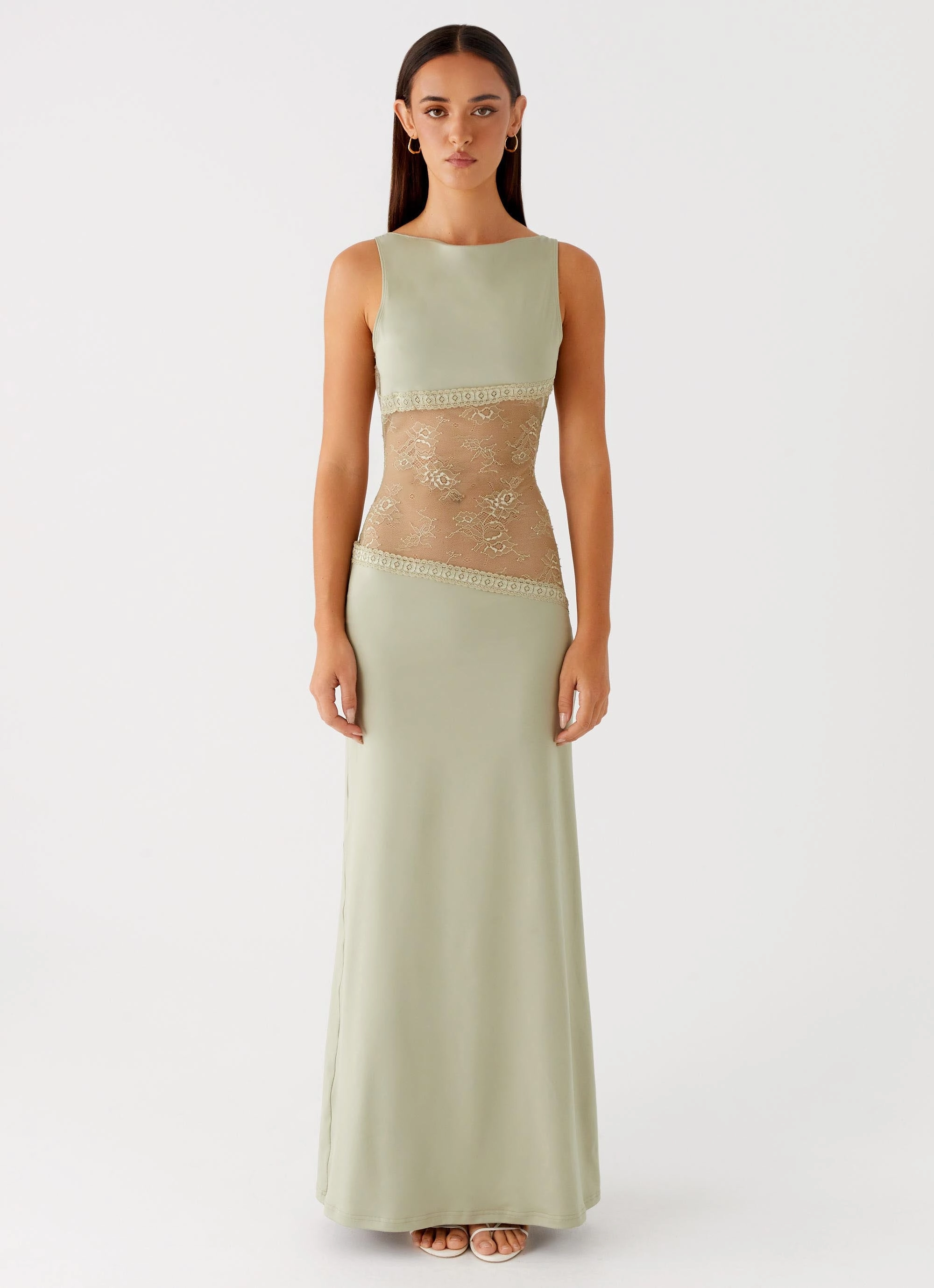 Lucinda Maxi Dress - Sage Chic casual