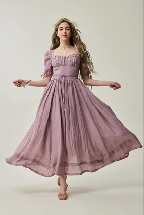 Durable Seams Hypoallergenic fabric Monette 27 | Corset Linen Dress
