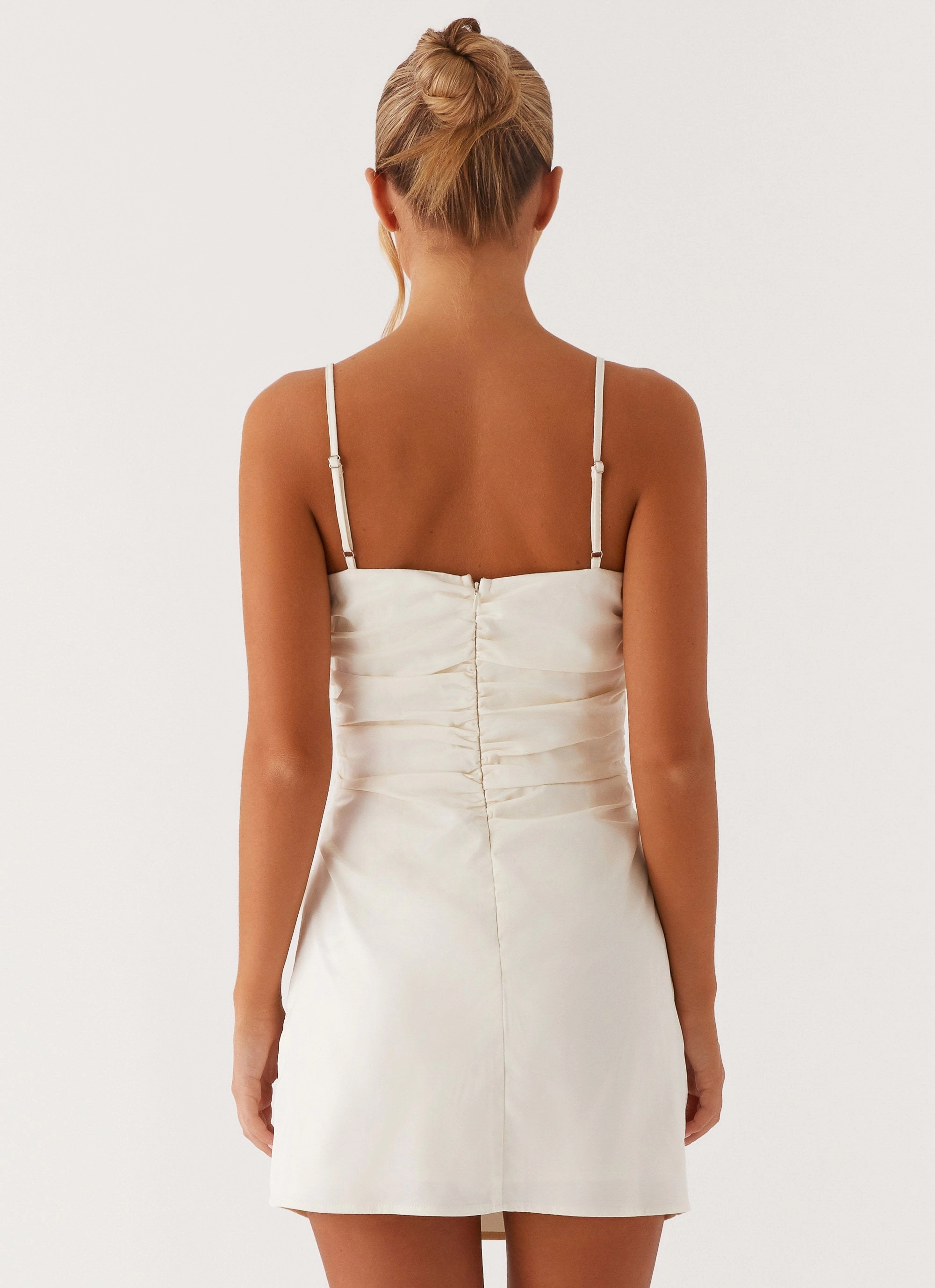 Last Summer Mini Dress - Ivory Comfortable Touch