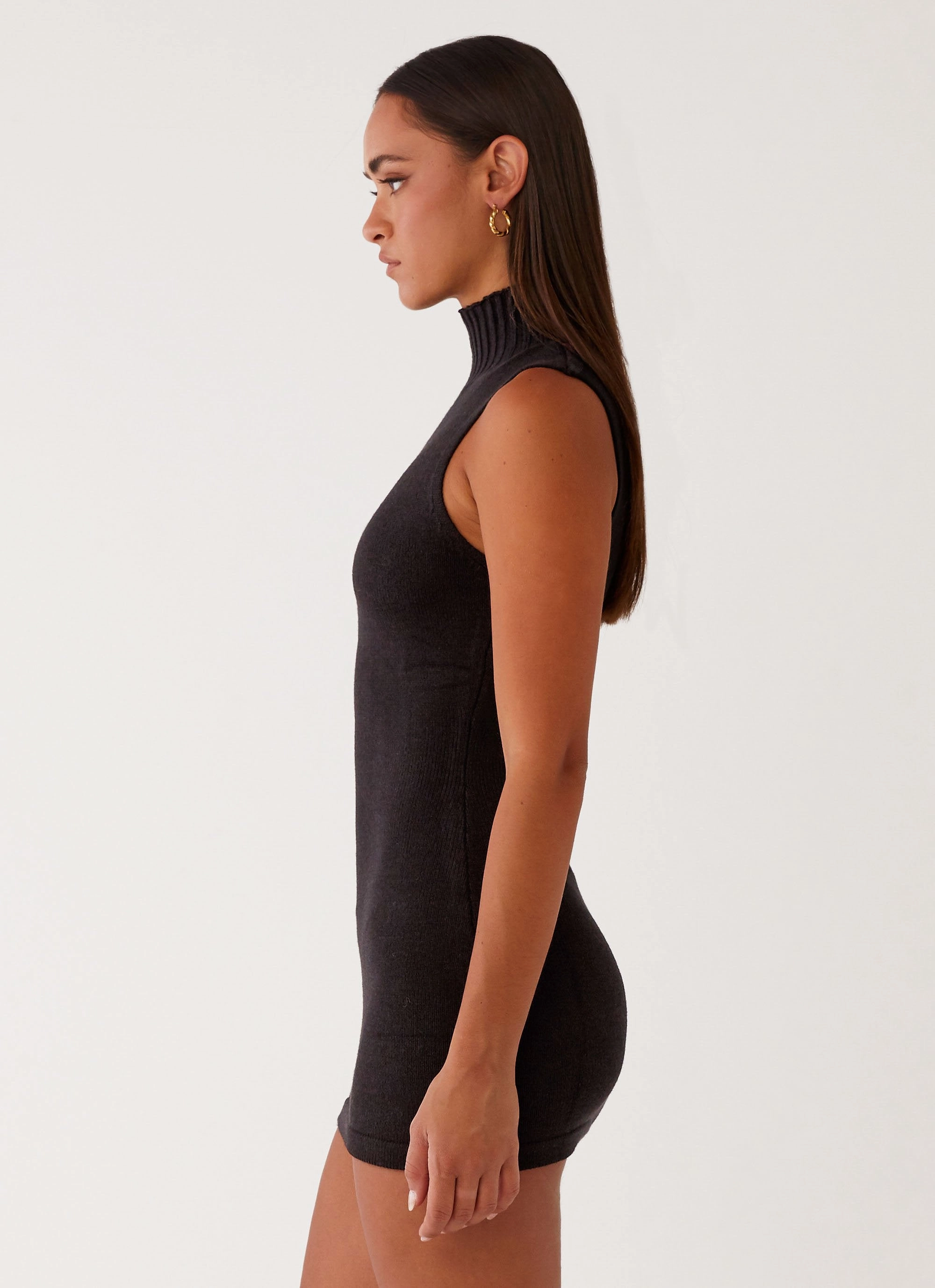 Polished Style Cece Mini Dress - Black