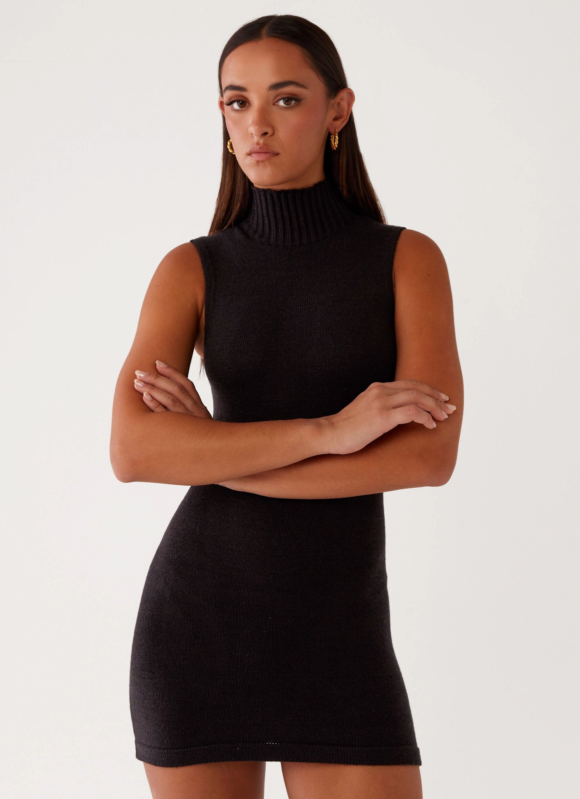 All Day Look Cece Mini Dress - Black